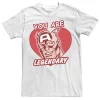 Men's Marvel Legendary Heart Comic Tee -Cotton Sales Store 4841137