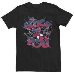 Men's Marvel Spider-Man I'm Stuck On You Text Tee