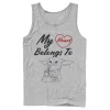 Men's Star Wars The Mandalorian The Child My Heart Belongs To Tank 1 Men's Star Wars The Mandalorian The Child My Heart Belongs To Tank -Cotton Sales Store 4841316