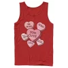Men's Star Wars The Mandalorian The Child Valentine's Candy Hearts Tank