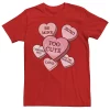 Men's Star Wars The Mandalorian The Child Valentine's Candy Hearts Tee -Cotton Sales Store 4841345