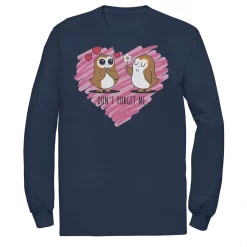 Men's Star Wars Valentines Don't Porget Sketch Heart Tee