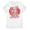 Juniors' Marvel Captain America "You Are Legendary" Heart Comic Tee -Cotton Sales Store 4863825