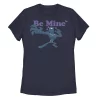 Juniors' Marvel Black Panther Be Mine Valentine Poster Tee -Cotton Sales Store 4863833