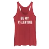 Juniors' Star Trek Be My Valentine Delta Badge Tank Top -Cotton Sales Store 4878737