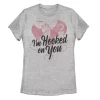 Juniors' Disney Villains Captain Hook "I'm Hooked On You" Tee -Cotton Sales Store 4880745