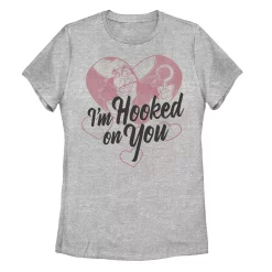 Juniors' Disney Villains Captain Hook "I'm Hooked On You" Tee