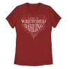 Juniors' Disney Villains Valentine's "Love Is Wretched Dahling" Tee -Cotton Sales Store 4880762
