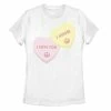 Juniors' Star Wars Candy Hearts Love Valentine's Day Tee -Cotton Sales Store 4943771