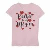 Girls 7-16 Friends You're The Chandler To My Monica Hearts Graphic Tee -Cotton Sales Store 4953543
