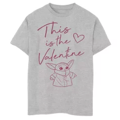 Boys 8-20 Star Wars: The Mandalorian The Child aka Baby Yoda This Is Valentine's Day Graphic Tee