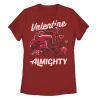 Juniors' Disney / Pixar Incredibles Family Valentine Almighty Graphic Tee -Cotton Sales Store 4973123