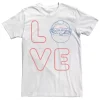 Big & Tall Star Wars: The Mandalorian The Child Valentine's Day "Love" Box Up Tee -Cotton Sales Store 4994902