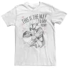 Big & Tall Star Wars: The Mandalorian & The Child Valentine's Day "This Is The Way To My Heart" Tee -Cotton Sales Store 4994903