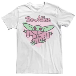 Big & Tall Star Wars: The Mandalorian The Child Valentine's Day Be Mine Tee