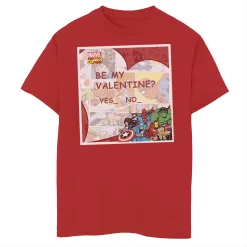 Boys 8-20 Marvel Valentine Comic Graphic Tee