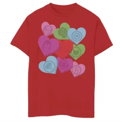 Boys 8-20 Marvel Candy Hearts Graphic Tee