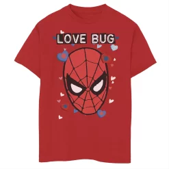 Boys 8-20 Love Bug Valentines Day Comic Graphic Tee