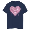 Boys 8-20 Marvel Group Shot Logo Filled Heart Graphic Tee -Cotton Sales Store 5000464