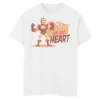 Boys 8-20 Marvel Iron Man You Light Up My Heart Text Graphic Tee -Cotton Sales Store 5000475