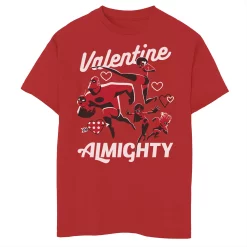 Disney / Pixar's The Incredibles Boys 8-20 Family Valentine Almighty Graphic Tee