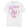 Disney's Lilo & Stitch Boys 8-20 Valentine's Day Stitch Is My Valentine Graphic Tee -Cotton Sales Store 5002303