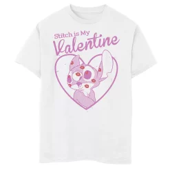 Disney's Lilo & Stitch Boys 8-20 Valentine's Day Stitch Is My Valentine Graphic Tee