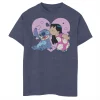 Disney's Lilo & Stitch Boys 8-20 Valentine's Day Lilo Kiss Graphic Tee -Cotton Sales Store 5002307