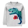 Baby Boy Carter's Valentine's Dinosaur Jersey Tee -Cotton Sales Store 5005964