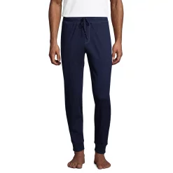 Men's Lands' End Knit Jersey Joggers 10 Men's Lands' End Knit Jersey Joggers -Cotton Sales Store 5014835 Radiant Navy