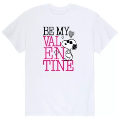 Men's Peanuts Snoopy Be My Valentine Tee
