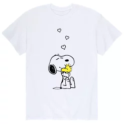 Men's Peanuts Snoopy Hugs & Love Tee