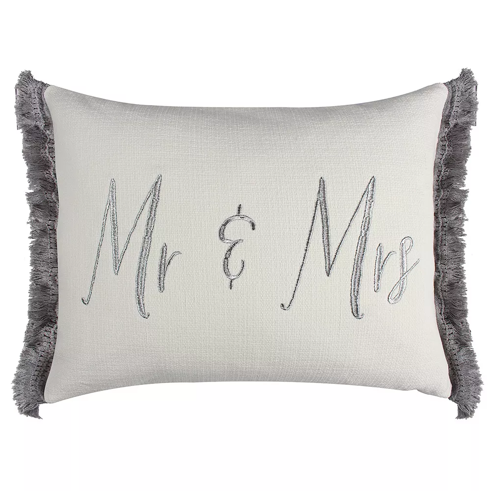 Levtex Home Perla Mr & Mrs Pillow 2 Levtex Home Perla Mr & Mrs Pillow