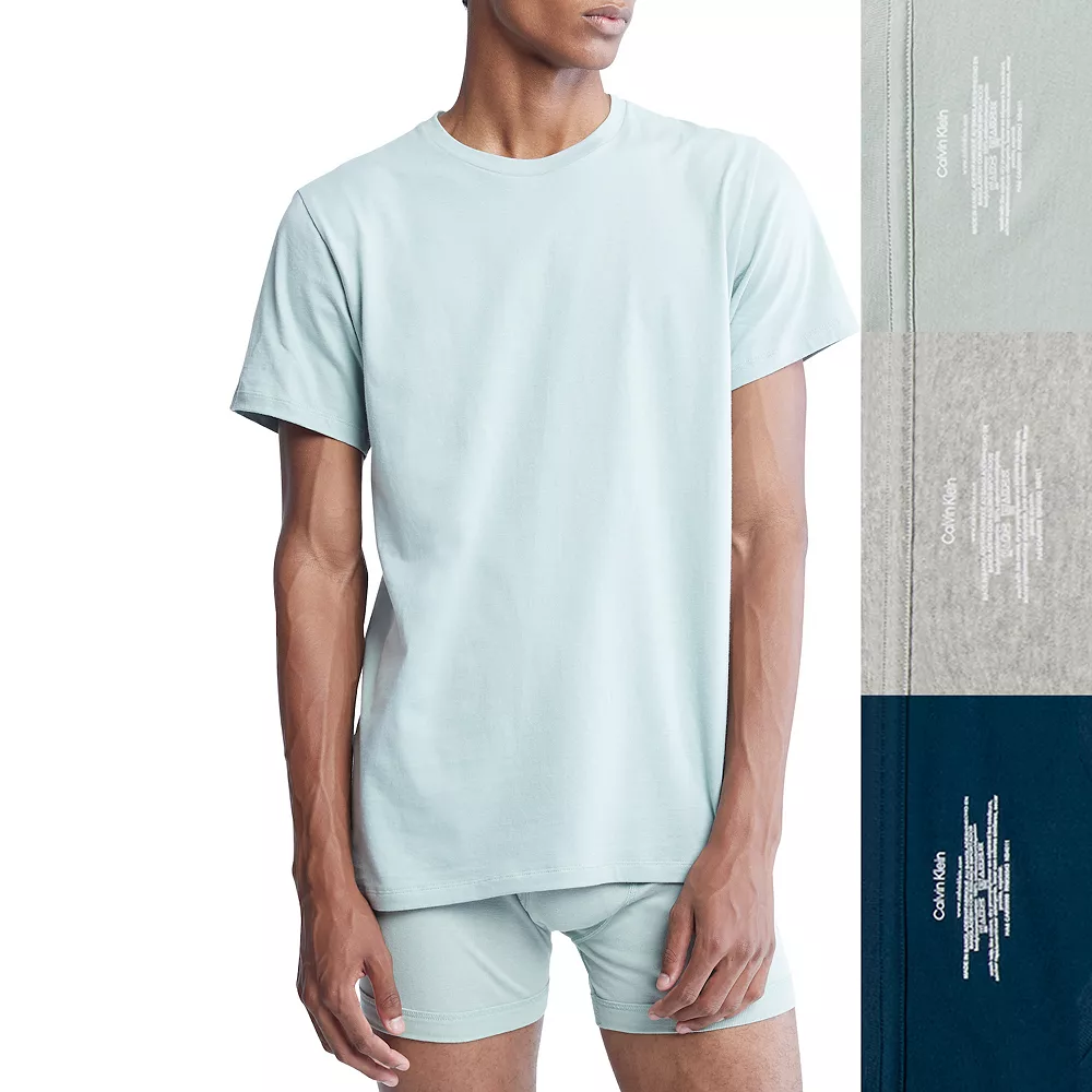 Men's Calvin Klein 3-pack Crewneck Tees 5 Men's Calvin Klein 3-pack Crewneck Tees - Image 3