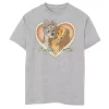 Disney's Lady & The Tramp Boys 8-20 Vintage Valentine Graphic Tee -Cotton Sales Store 5096760 Athletic Heather