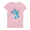 Girls 7-16 Disney Lilo & Stitch Valentine's Day Stitch Cupid Graphic Tee -Cotton Sales Store 5174478