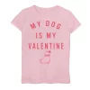 Girls 7-16 Disney / Pixar Up My Dog Is My Valentine Doug Graphic Tee -Cotton Sales Store 5182083