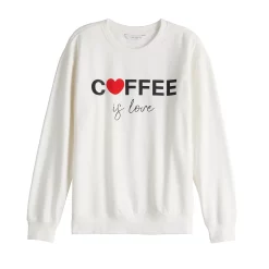 Women's Celebrate Togehter™ Fleece Love Graphic Sweatshirt -Cotton Sales Store 5234789 ALT5