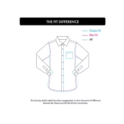 Men's Bespoke Slim-Fit Dress Shirt, Pocket Square & Tie Set -Cotton Sales Store 5235026 ALT3