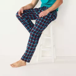 Men's Sonoma Goods For Life® Knit Pajama Pants -Cotton Sales Store 5271170 2 Box Plaid