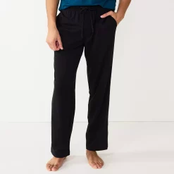 Men's Sonoma Goods For Life® Knit Pajama Pants -Cotton Sales Store 5271170 Black