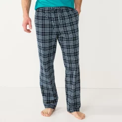 Men's Sonoma Goods For Life® Knit Pajama Pants -Cotton Sales Store 5271170 Glen Check Navy
