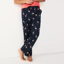 Men's Sonoma Goods For Life® Knit Pajama Pants -Cotton Sales Store 5271170 Navy Flamingos