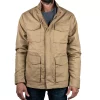 Men's Sonoma Goods For Life® Fleece-Lined Canvas Jacket 2 Men's Sonoma Goods For Life® Fleece-Lined Canvas Jacket -Cotton Sales Store 5470842 Khaki