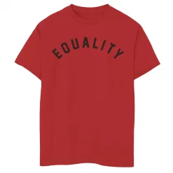 Boys 8-20 Equality Text Tee