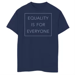 Boys 8-20 Equality For Everyone Text Tee