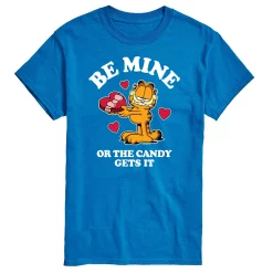Men's Garfield Be Mine Tee -Cotton Sales Store 5545020 Dark Blue