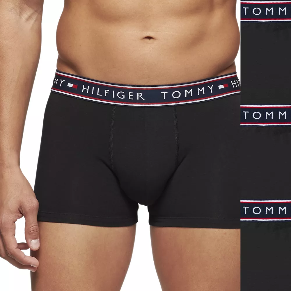 Men's Tommy Hilfiger Stretch 3-Pack Trunk Briefs 3 Men's Tommy Hilfiger Stretch 3-Pack Trunk Briefs