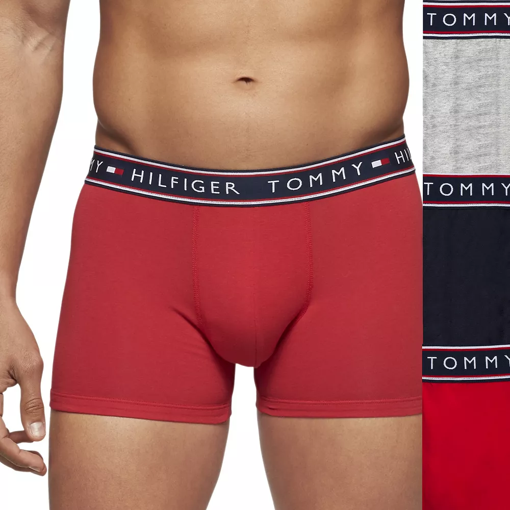Men's Tommy Hilfiger Stretch 3-Pack Trunk Briefs 4 Men's Tommy Hilfiger Stretch 3-Pack Trunk Briefs - Image 2