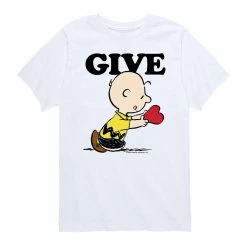 Boys 8-20 Peanuts Valentines Day Give Graphic Tee